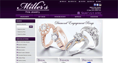Desktop Screenshot of millersfinejewelry.com